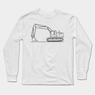 Excavator B Long Sleeve T-Shirt